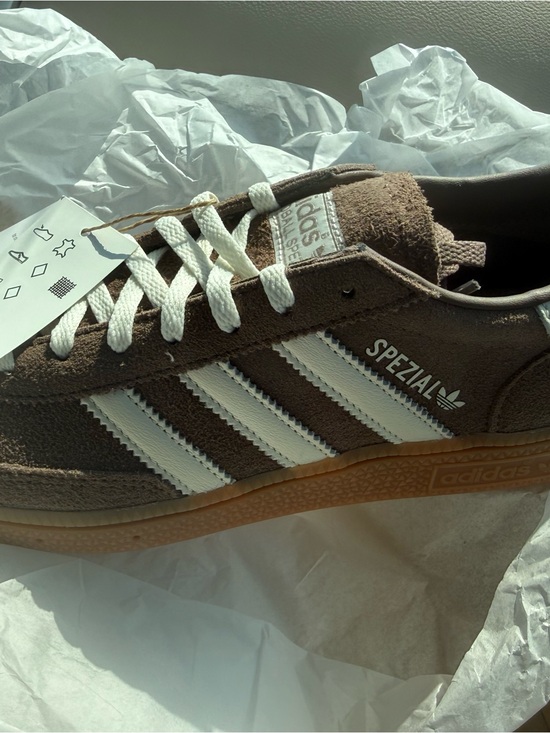 adidas Shoes - Adidas Spezial Suede Shoes in Brown/White